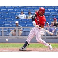 Ottawa Titans infielder Sam Abbott