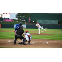 Jose Ramos at bat for the Tulsa Drillers