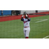Green Bay Rockers infielder David Ballenilla