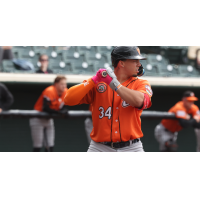 Long Island Ducks catcher Ronaldo Flores