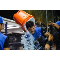 Tyler Wilson of the Tampa Tarpons gets a Gatorade bath