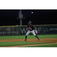 Pensacola Blue Wahoos outfielder Mark Coley II on base