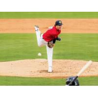 Charleston RiverDogs' Andres Galan on the mound