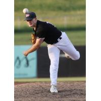 Sioux City Explorers' Austin Drury in action
