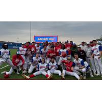 Green Bay Rockers celebrate a walk-off win