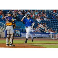 Biloxi Shuckers' Luke Adams on game night
