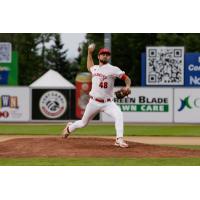 Winnipeg Goldeyes pitcher Derrick Cherry