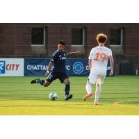 Chattanooga FC with possession vs. FC Cincinnati 2