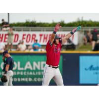 Pensacola Blue Wahoos outfielder Grant Richardson