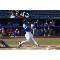 Ethan Murray of the Biloxi Shuckers at bat