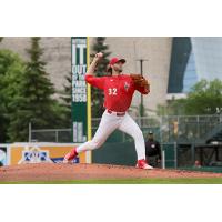 Winnipeg Goldeyes pitcher Landen Bourassa