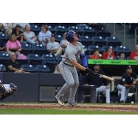 Jakson Reetz at bat for the Syracuse Mets