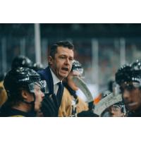 Parker Burgess behind the bench
