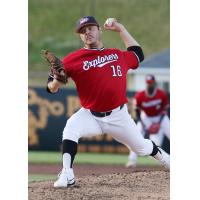 Sioux City Explorers pitcher Jared Wetherbee