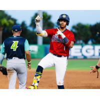 Charleston RiverDogs third baseman Jose Monzon