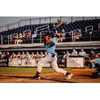 Fond du Lac Dock Spiders' Jarren Sanderson at bat