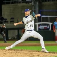 Tri-City Dust Devils' Max Gieg in action