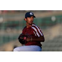 Kansas City Monarchs pitcher Daniel Martinez