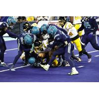Massachusetts Pirates gang tackle the Tulsa Oilers
