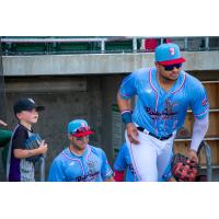 Cleburne Railroaders outfielder Steven Rivas