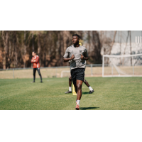 Midfielder Temi Ereku with Birmingham Legion FC