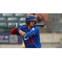Kyle Nevin at bat for the Tulsa Drillers