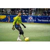 Goalkeeper Chris Toth with the Tacoma Stars