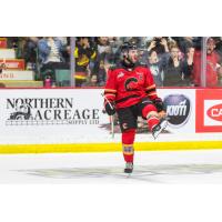 Hudson Thornton with the Prince George Cougars