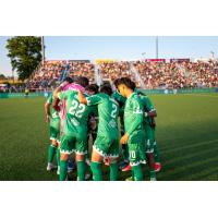 Hartford Athletic huddle