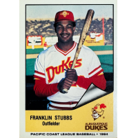 Franklin Stubbs as a member of the Albuquerque Dukes
