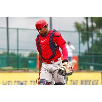 Winnipeg Goldeyes catcher Gustavo Sosa