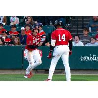 Fargo-Moorhead RedHawks second baseman Michael Hallquist