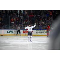 forward Thomas Caron with the Idaho Steelheads