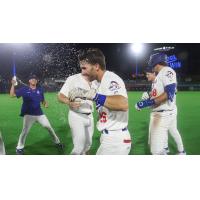 Kole Myers of the Tulsa Drillers receives a hero's welcome
