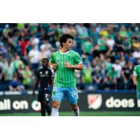 Sounders FC midfielder Paul Rothrock