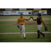 Sanford Mainers' Jalke Dexter and Ryan Hogan on game night