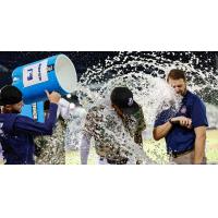 Biloxi Shuckers celebrate win