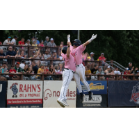 St. Cloud Rox' Alex Dupuy celebrates home run