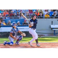 Victoria HarbourCats' Garrett Brooks at bat