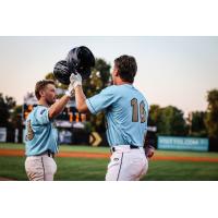 Fond du Lac Dock Spiders' Sam Pease and TP Wentworth on game night