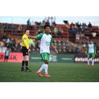 Midfielder Kobe Hernandez-Foster with the Birmingham Legion