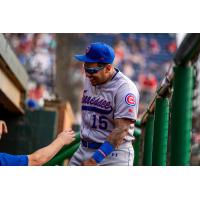 Moises Ballesteros with the Tennessee Smokies