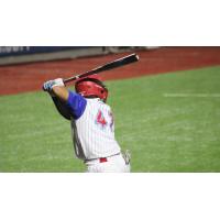 Aidan Kuni of the Green Bay Rockers at the plate