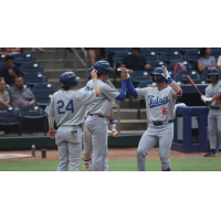 Tulsa Drillers' Sean McLain and John Rhodes on game night