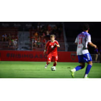 Phoenix Rising FC's Emil Cuello on the field