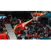 Vancouver Bandits forward Mitch Creek drives for a layup