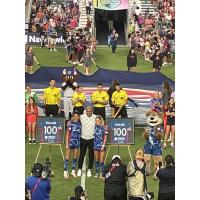 Ryan Williams and Ashley Sanchez honored for 100 North Carolina Courage appearances