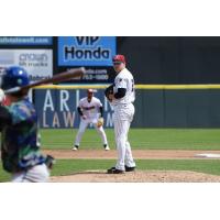 Somerset Patriots pitcher Trent Sellers