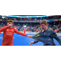 San Diego Sockers defender Ben Ramin (right)
