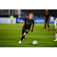Midfielder Johnny Klein with the Charleston Battery
